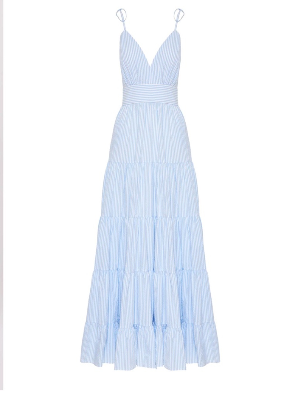 Seersucker Maxi Dress (Fiona Dress)